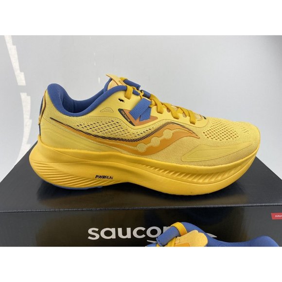 NEW Saucony Guide 15 Gold Summit Women's Running Shoes Yellow Sneakers - Picture 5 of 12
